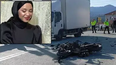 BURDUR&DA MOTOSİKLETİ İLE KAZA YAPAN SONGÜL YAŞAMINI YİTİRDİ!