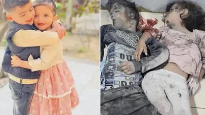 SİYONİST VE KATİL İSRAİL GAZZE'DE YİNE HALKA ACIMASIZCA BOMBA YAĞDIRDI!