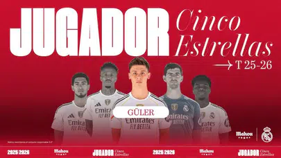 MİLLİ GURURUMUZ ARDA GÜLER REAL MADRİD'DE YILIN OYUNCUSU SEÇİLDİ!