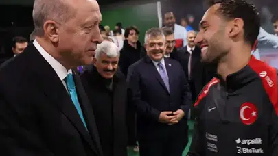 CUMHURBAŞKANI ERDOĞAN'DAN A MİLLİ FUTBOL TAKIMI'NA ÖZEL TEBRİK!