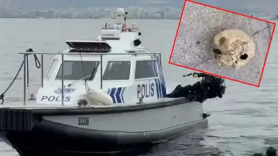 İZMİR'DE GARİP OLAY! OLTASINA BALIK YERİNE KAFATASI TAKILINCA ŞOKA GİRDİ!