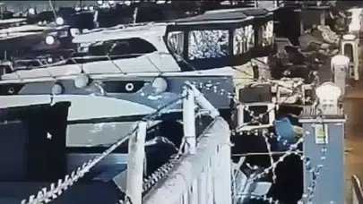 PENDİK'DE TEKNEDEN DÜŞEN İŞÇİ PERVANEDE FECİ ŞEKİLDE CAN VERDİ!