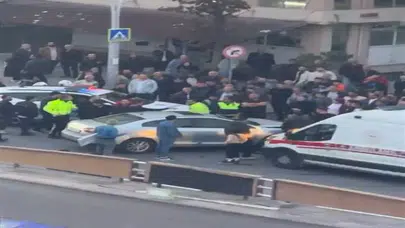 SULTANGAZİ'DE PARK YERİ KAVGASINDA ORTALIK BİRDEN BÖYLE KARIŞTI!