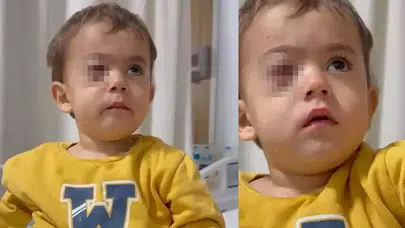 FIRINDAN ATILAN TORPİL 2 YAŞINDAKİ ALPASLAN'IN GÖZÜNÜ KÖR ETTİ!