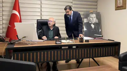 İŞTE CHP ESKİ GENEL BAŞKANI KILIÇDAROĞLU'NUN YENİ OFİSİ!