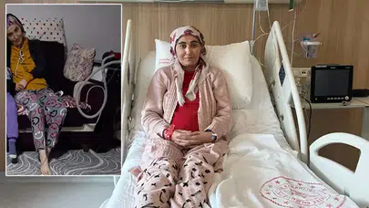 İKİ ÇOCUK ANNESİ OKSİJEN CİHAZINDAN AKCİĞER NAKLİ İLE KURTULDU!