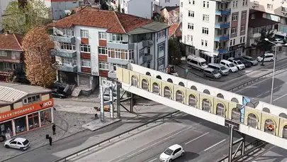 EVİN İÇİ GÖRÜNDÜĞÜ İÇİN YIKIM KARARI VERİLEN KÖPRÜ TAŞINIYOR!