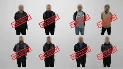 KIRMIZI BÜLTENLE ABARAN 8 KİŞİ TÜRKİYE’YE GETİRİLDİ!