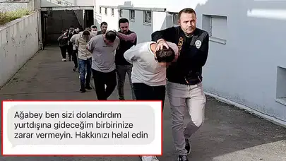 DOLANDIRDI SONRA DA "BİRBİRİNİZE ZARAR VERMEYİN!"DİYE HELALLİK İSTEDİ!