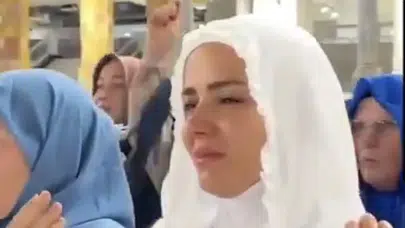 KÜBRA ACAR UMRE İÇİN BEYAZ GİYDİ HAZRETİ MERYEM İLAN EDİLDİ!