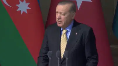 ERDOĞAN BAKÜ'DE: "KAFKASYA'DA KALICI BARIŞA ENGEL KALMADI!"