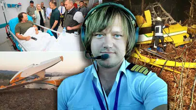 ŞEHİT PİLOT HASAN BAHAR YATAĞAN'DA DÜŞEN UÇAKTAN YARALI KURTULMUŞ!