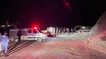 SİVAS'TA GÖÇÜK OLAN MADEN OCAĞINDA ZAMANLA YARIŞ!