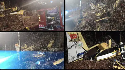 BAKAN YUMAKLI UÇAĞIN DÜŞTÜĞÜNÜ VE PİLOTUN YAŞAMINI YİTİRDİĞİNİ AÇIKLADI!