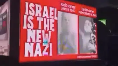 BURASI NEW YORK TİMES MEYDANI! “ İSRAİL YENİ NAZİDİR!”