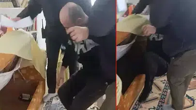 CEZAEVİ FİRARİSİ SAKLANDIĞI KANAPENİN ALTINDA YAKALANDI!