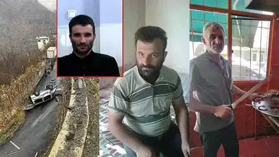 BARİYERLERİ AŞARAK YOLA DÜŞEN ARAÇTAKİ 3 ARKADAŞ ÖLDÜ!