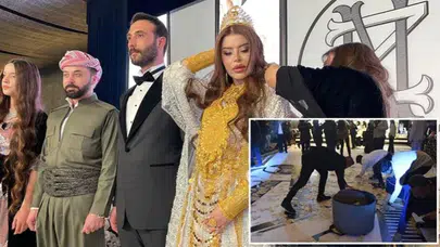 BÖYLE BİR DÜĞÜN GÖRÜLMEDİ! İZOL VE BARZANİ AİLESİ DÜNÜR OLDU!