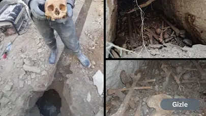 İDLİD’DE ESED DÖNEMİ EMNİYET BİNASININ ALTINDA TOPLU MEZAR BULUNDU!