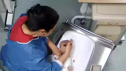 5 ÜNLÜK BEBEĞE ŞİDDET UYGULAYAN HEMŞİRE TUTUKLANDI!