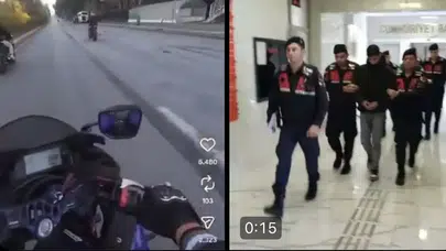 ALANYA’DA POLİSLERİN ÜZERİNE MOTOSİKLET SÜRENLER TUTUKLANDI!