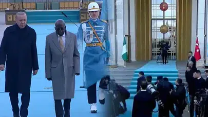 NİJERYA CUMHURBAŞKANI TİNUBU  TÖRENDE BİRDEN YERE DÜŞTÜ!