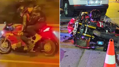 FENOMEN MOTOSİKLET SÜRÜCÜSÜ FECİ KAZADA CAN VERDİ!