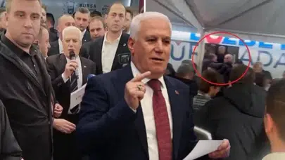 BURSA BELEDİYE BAŞKANINA SALDIRAN GÖZALTINA ALINDI!