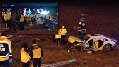 BATMAN’DA KATLİAM GİBİ KAZA:3 ÖLÜ 3 YARALI VAR!