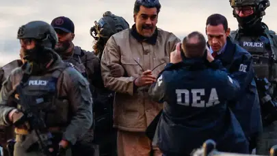 DEA MADURO’YA MAHKEME ÖNCESİ İŞTE BÖYLE POZ VERDİRDİ!