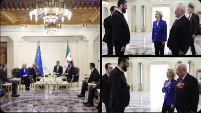 ŞARA ŞAM’DA AVRUPA KOMİSYONU BAŞKANINI KABUL ETTİ!