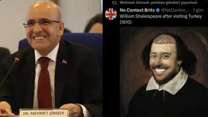 MEHMET ŞİMŞEK SHASKESPEARE’NİN KARİKATÜRÜNÜ NEDEN BEĞENDİ?