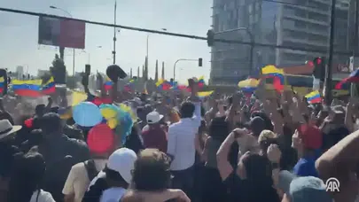 HALK MADURO İKTİDARININ BİTİŞİNİ KUTLAMAYA BAŞLADI!