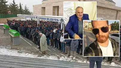 KARAMAN'DA BABA OĞUL 14 BİN TL YÜZÜNDEN ÖLDÜRÜLDÜ!