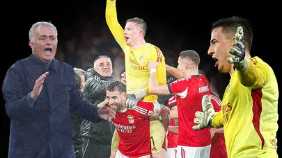 BENFİCA KALECİSİNİN TARİHE GEÇTİĞİ GOL SONRASI MOURINHO ÇILDIRDI!