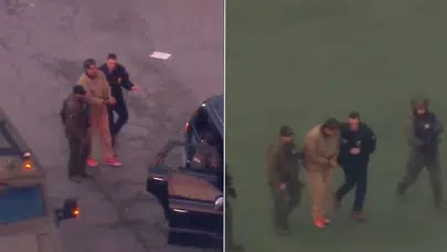 MADURO VE EŞİ MAHKEMEYE BÖYLE GÖTÜRÜLDÜLER!