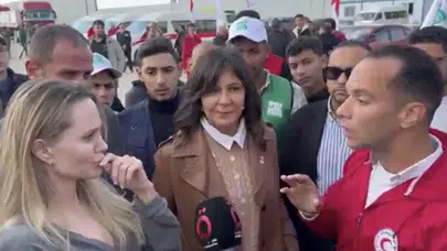 ANGELİNA JOLİE GAZZE İÇİN REFAH SINIR KAPISINA GELDİ!