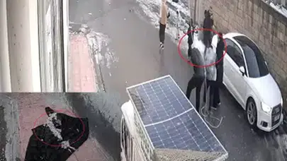 ELEKTRİK TELİ KOPTU MONTU SAYESİNDE ÖLÜMDEN DÖNDÜ!