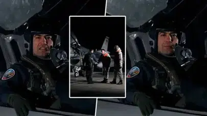 ŞEHİT PİLOT BİNBAŞI İBRAHİM POLAT'TAN BU GÖRÜNTELER KALDI!