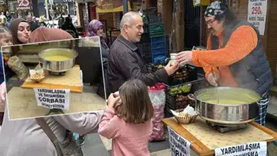 FATSA'DA HER GÜN 200 TABAK ÇORBAYI ÜCRETSİZ DAĞTIYOR!