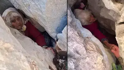 HAYVAN OTLATMAYA GİDEN YAŞLI KADIN BÖYLE BULUNDU!