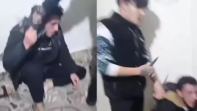 ŞANLIURFA'DA BİR KİŞİYİ DARP EDEREK GÖRÜNTÜ ÇEKTİLER!