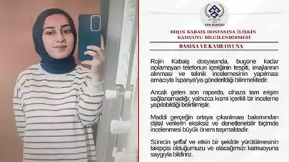 ROJİN'İN İSPANYA'YA GÖNDERİLEN TELEFONUNA ERİŞİM SAĞLANAMADI!