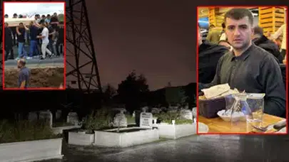 SARIYER'DE MEZARLIK ZİYARETİNDE FİLM GİBİ ÇATIŞMA ÇIKTI!