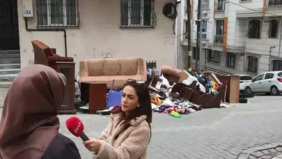 EV SAHİBİ ÇIKARMAK İSTEDİĞİ KİRACININ EŞYALARINI SOKAĞA ATTI!