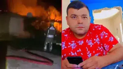 YANGINDA EŞİ VE İKİ ÇOCUĞUNU KURTARMAYA ÇALIŞIRKEN CAN VERDİ!