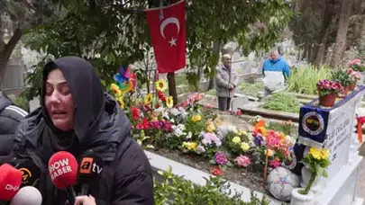 ATLAS ÇAĞLAYAN’IN ANNESİ GÜLHAN ÜNLÜ MEZAR BAŞINDA FERYAT ETTİ!