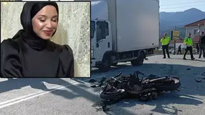 BURDUR&DA MOTOSİKLETİ İLE KAZA YAPAN SONGÜL YAŞAMINI YİTİRDİ!