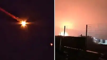 İRAN İSRAİL’E BU GECE ADETA CEHENNEMİ YAŞATIYOR!