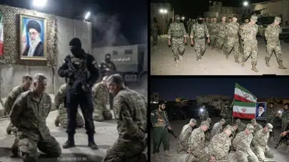 İRAN ESİR ALINAN 180 ABD’Lİ DELTA ASKERİNİN GÖRÜNTÜSÜNÜ YAYIMLADI!